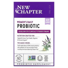 New Chapter Women's Daily Probiotic 10 Billion CFU 60 viên 727783902283