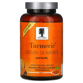 New Nordic US Inc Turmeric + Curcuma Extract Mango-Orange 60 viên 741805000078
