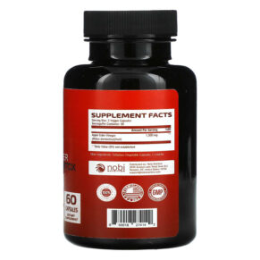 Nobi Nutrition Premium Apple Cider Vinegar Detox 60 Capsules 850018274142