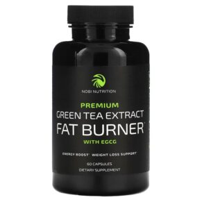 Nobi Nutrition Premium Green Tea Extract Fat Burner + EGCG 60 viên 850018274029