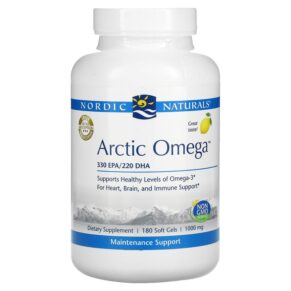 Nordic Naturals Arctic Omega Lemon 1.000 mg 180 viên 768990041013