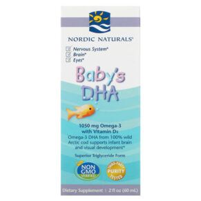 Nordic Naturals Baby's DHA + Vitamin D3 1.050 mg 2 fl oz (60 ml) 768990537875