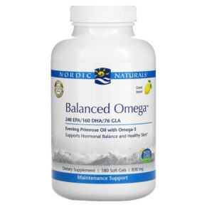 Nordic Naturals Balanced Omega Lemon 830 mg 180 viên 768990505010