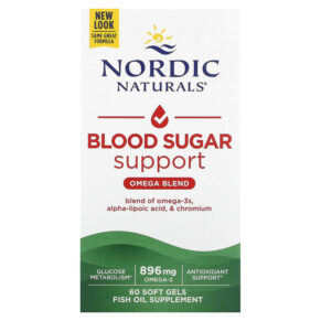 Nordic Naturals Blood Sugar Support Omega Blend 448 mg 60 viên 768990018701
