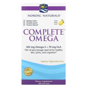 Nordic Naturals Complete Omega Lemon 180 viên 768990037702