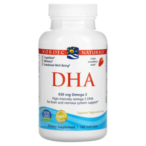 Nordic Naturals DHA Strawberry 180 viên 768990037436
