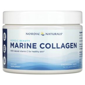 Nordic Naturals Marine Collagen + Vitamin C Strawberry 5.3 oz (150 g) 768990016646