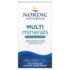 Nordic Naturals Multi Minerals Without Iron & Copper 90 viên 768990015397