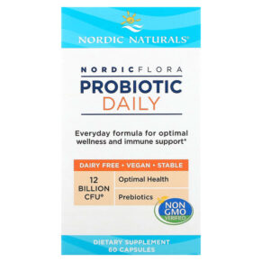 Nordic Naturals Nordic Flora Probiotic Daily 12 Billion CFU 60 viên 768990016721