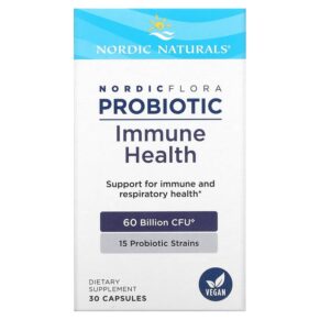 Nordic Naturals Nordic Flora Probiotic Immune Health 60 Billion CFU 30 viên 768990016844