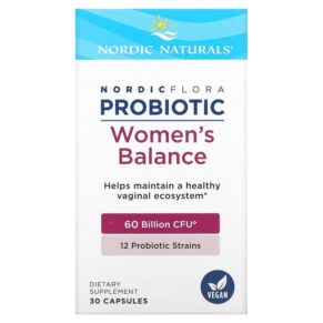 Nordic Naturals Nordic Flora Probiotic Women's Balance 60 Billion CFU 30 viên 768990016837