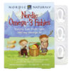 Nordic Naturals Nordic Omega-3 Fishies For Ages 2+ Yummy Tutti Frutti Taste 300 mg 36 Fishies 768990311307