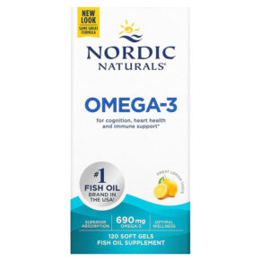 Nordic Naturals Omega-3 Lemon 345 mg 120 viên 768990027604