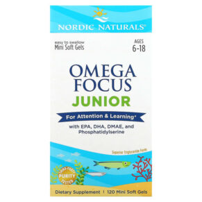 Nordic Naturals Omega Focus Junior Ages 6-18 120 viên 768990027857