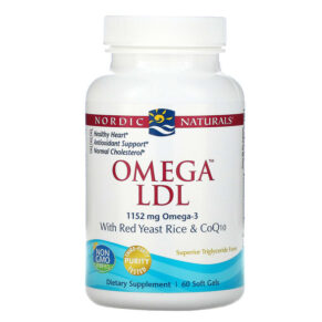 Nordic Naturals Omega LDL + Red Yeast Rice & CoQ10 384 mg 60 viên 768990018602