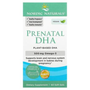 Nordic Naturals Prenatal DHA 250 mg 60 viên 768990017476