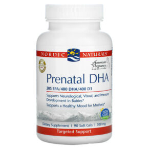 Nordic Naturals Prenatal DHA 500 mg 90 viên 768990500947