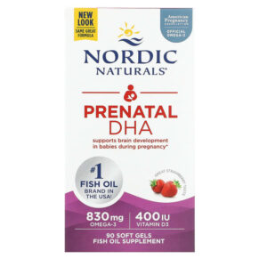 Nordic Naturals Prenatal DHA Strawberry 830 mg 90 viên 768990017537