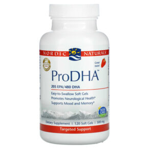 Nordic Naturals ProDHA Strawberry 250 mg 120 viên 768990510908
