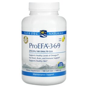Nordic Naturals ProEFA - 3-6-9 Lemon 1.000 mg 180 viên 768990040917