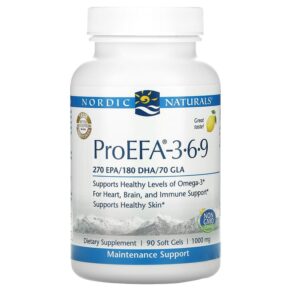 Nordic Naturals ProEFA 3-6-9 Lemon 1000 mg 90 viên 768990030918