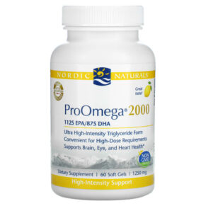 Nordic Naturals ProOmega 2000 Lemon 1250 mg 60 viên 768990121388