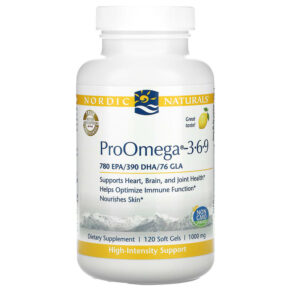 Nordic Naturals ProOmega 3-6-9 Lemon 1000 mg 120 viên 768990121289