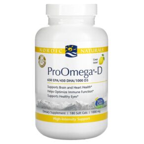 Nordic Naturals ProOmega-D Lemon 1.000 mg 180 viên 768990141249