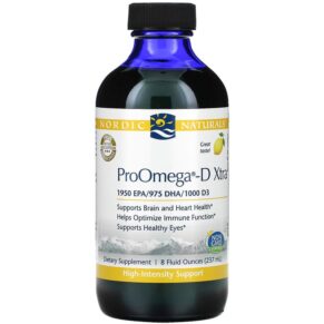 Nordic Naturals ProOmega-D Xtra Lemon 8 fl oz (237 ml) 768990117831
