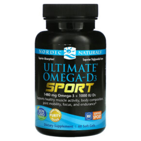 Nordic Naturals Ultimate Omega-D3 Sport 60 viên 768990018084