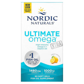 Nordic Naturals Ultimate Omega Xtra Lemon 740 mg 60 viên 768990017995