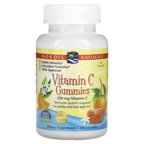 Nordic Naturals Vitamin C Ages 4+ Tart Tangerine 125 mg 60 viên 768990301605