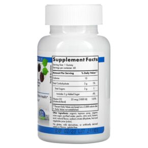 Nordic Naturals Vitamin D3 Gummies Wild Berry 1.000 IU 60 Gummies 768990311451