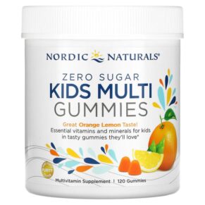 Nordic Naturals Zero Sugar Kids Multi Orange Lemon 120 viên 768990301278