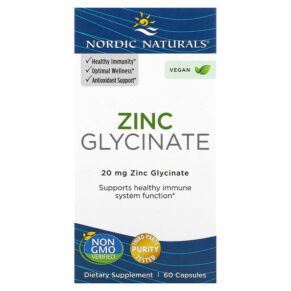 Nordic Naturals Zinc Glycinate 20 mg 60 viên 768990015366