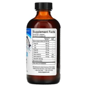 North American Herb & Spice Co. Alaskan Source Wild PolarPower With Vitamin A & Omega 3s 8 fl oz (240 ml) 635824002802