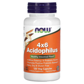 NOW Foods 4x6 Acidophilus 120 viên 733739029225