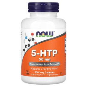 NOW Foods 5-HTP 50 mg 180 viên 733739001016