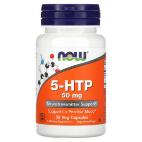 NOW Foods 5-HTP 50 mg 30 viên 733739000972
