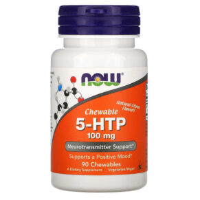 NOW Foods 5-HTP Natural Citrus Flavor 100 mg 90 viên 733739001092