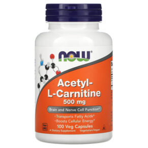 NOW Foods Acetyl-L-Carnitine 500 mg 100 viên 733739000767