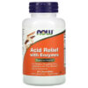 NOW Foods Acid Relief with Enzymes 60 Chewables 5 NOW Foods Acid Relief + Enzymes 60 viên 733739029836