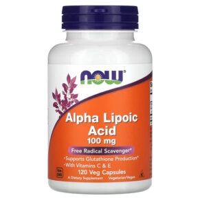 NOW Foods Alpha Lipoic Acid 100 mg 120 viên 733739030412