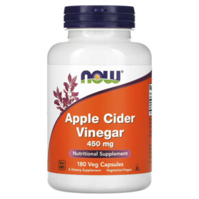 NOW Foods Apple Cider Vinegar 450 mg 180 viên 733739033178