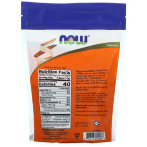 NOW Foods Apple Fiber Pure Powder 12 oz (340 g) 733739059086