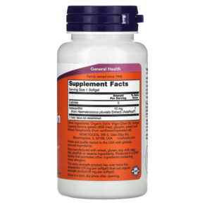NOW Foods Astaxanthin 10 mg 60 Softgels 733739022516