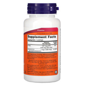 NOW Foods B-12 1.000 mcg 250 Lozenges 733739004680