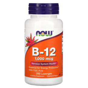 NOW Foods B-12 1.000 mcg 250 viên 733739004680