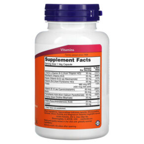 NOW Foods B-50 100 Veg Capsules 733739004208