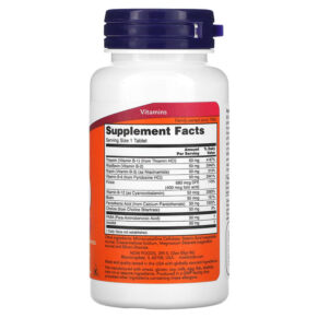 NOW Foods B-50 100 Tablets 733739004260